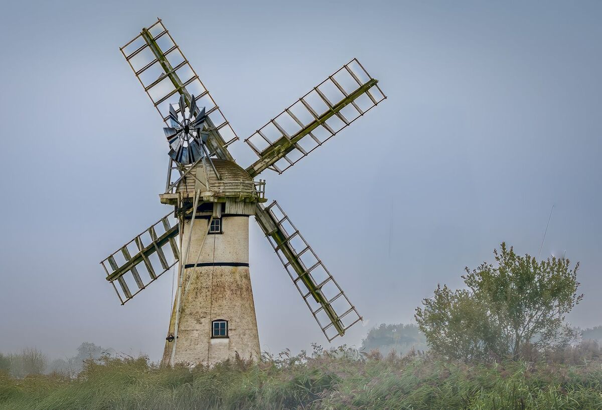 Mist at Thurne Pump - Bob Adams